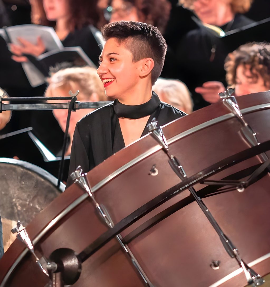 Imparare a suonare Torino percussioni - Ludovica Migliardi - Corpo Musicale G Verdi di Venaria Reale
